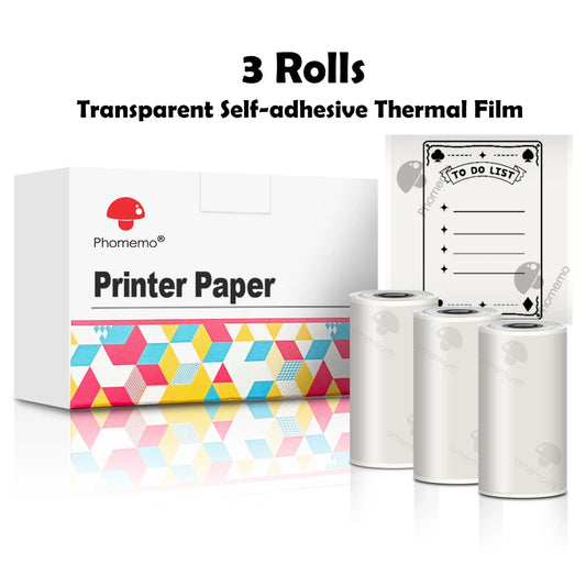 T02 Portable Mini Thermal Printer - Versatile Pocket Label Printing Solution for DIY Self-Adhesive Stickers and Various Label Papers