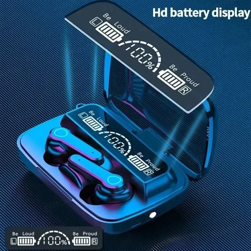 M19 TWS Wireless Bluetooth Noise-Cancelling Gaming Earbuds with Microphone – High-Performance Wireless Headphones for Mobile Devices