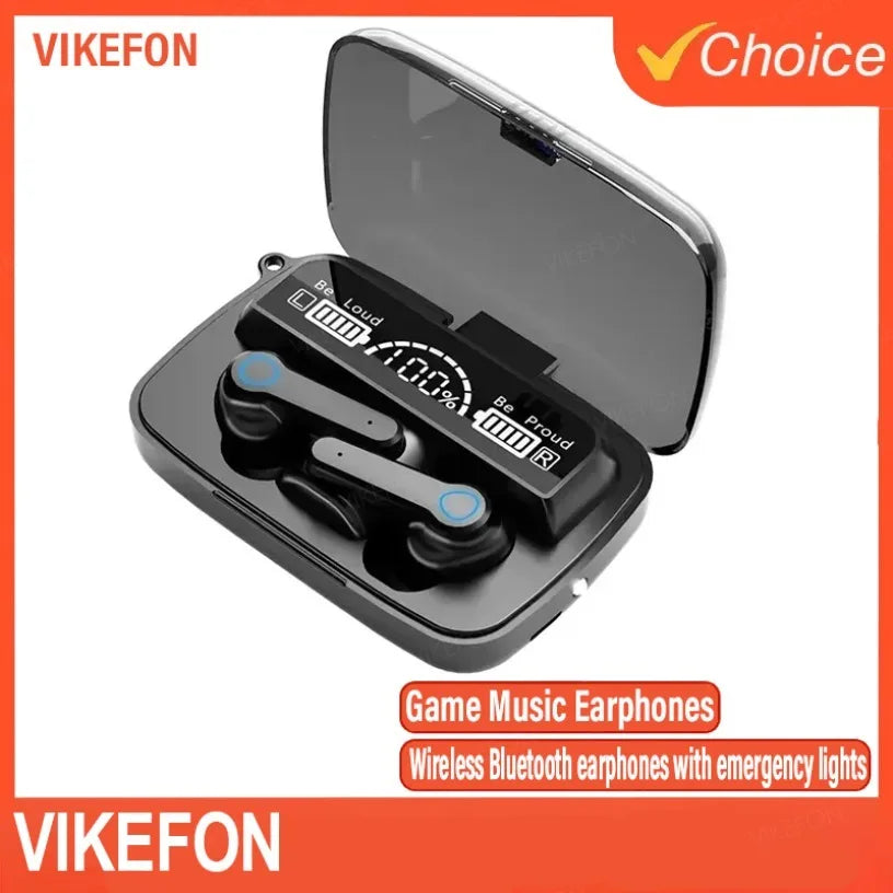 M19 TWS Wireless Bluetooth Noise-Cancelling Gaming Earbuds with Microphone – High-Performance Wireless Headphones for Mobile Devices